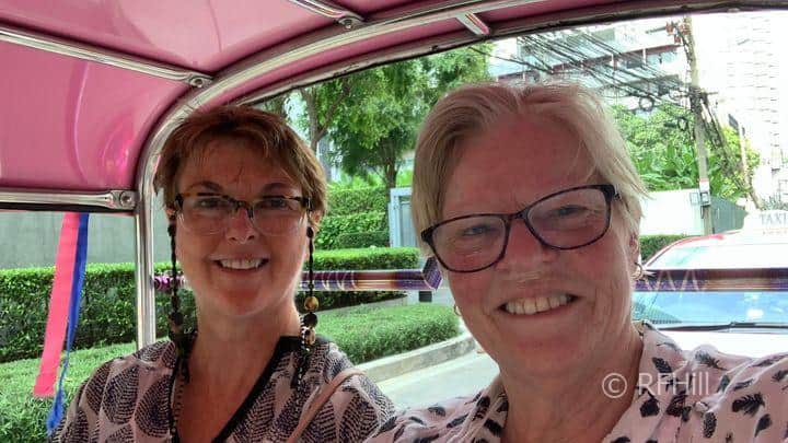 Us in a Tuk Tuk