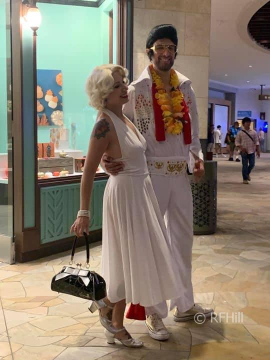Halloween In Honolulu with Marilyn and Elvis