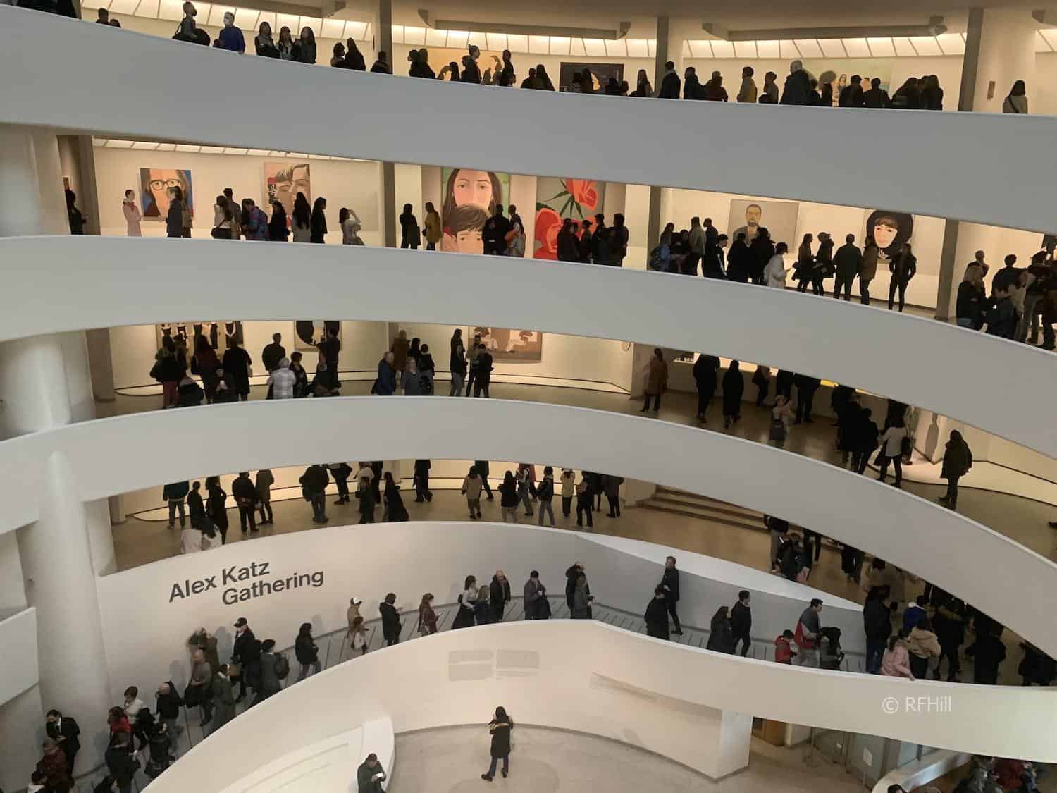 Alex Katz Gathering - Guggenheim Museum 