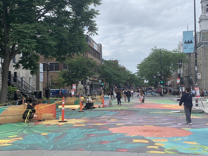 Mont Royal pedestrian-only Streets